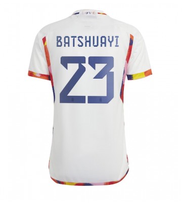Belgien Michy Batshuayi #23 Replika Udebanetrøje VM 2022 Kortærmet